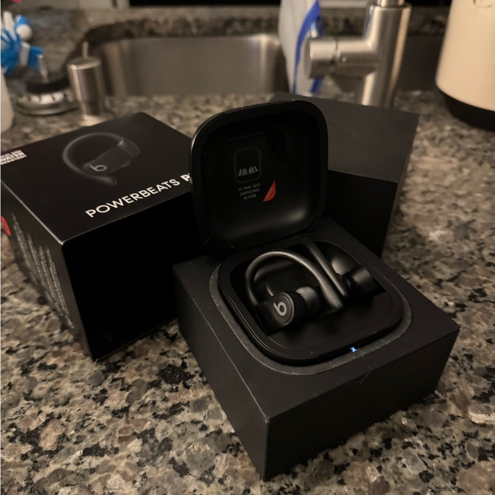 Beats by Dre Powerbeats Pro Black Earbud Headphones